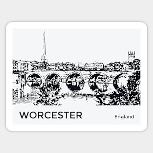Worcester England Sticker
